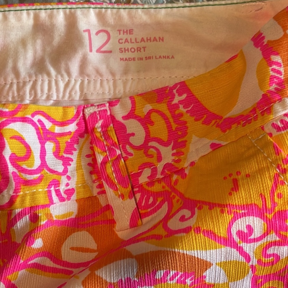 Lilly Pulitzer Callahan shorts New without tags size 12 - Picture 3 of 4